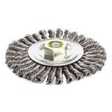 Roughneck Max Stringer Bead Wheel, 4" Diameter x 3/16", 0.020" Steel Wire, 20000 RPM redirect to product page